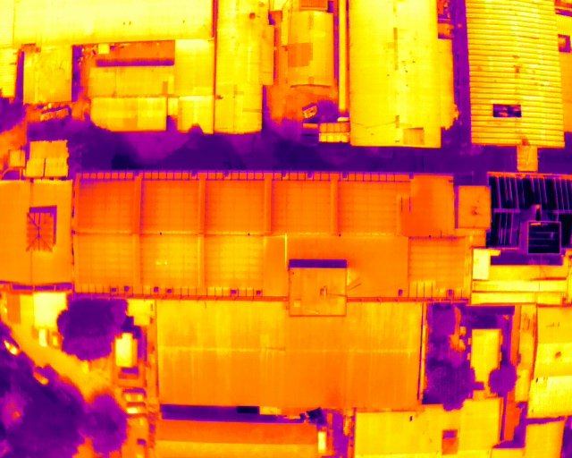 Inspeção com drone - Imagem termográfica